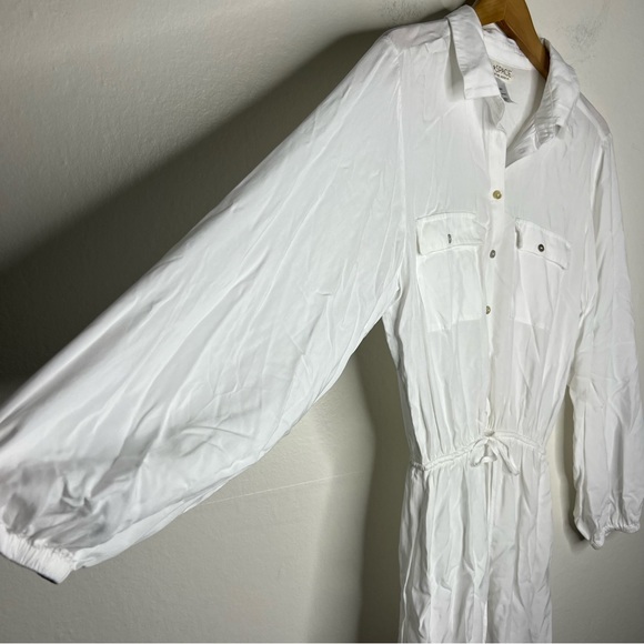 L*Space Women's Amelia Mini Dress White Sz S Long Sleeves - Picture 7 of 9